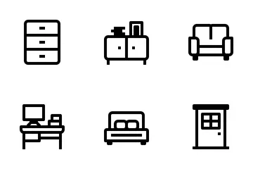 Meubles et ménage Pack d'Icônes