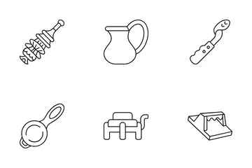 Mexican Cooking Tools Icon Pack