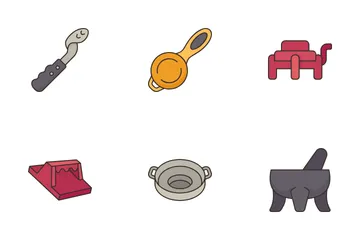 Mexican Cooking Tools Icon Pack