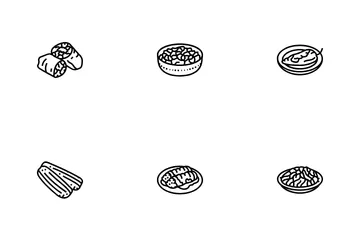 Mexican Cuisine Food Dinner Icon Pack