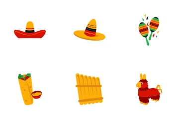 멕시코 문화 아이콘 팩