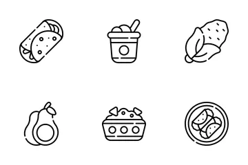 Mexican Food. Icon Pack