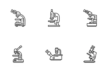 Microscope Pack d'Icônes