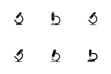 Microscope Pack d'Icônes