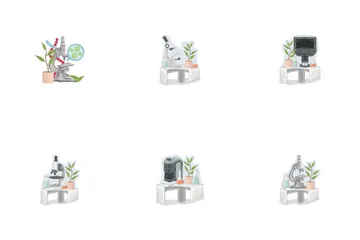 Microscope Icon Pack