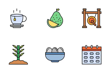 Mid Autumn Festival Icon Pack