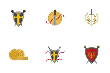 Middleage Weapon & Money Icon Pack