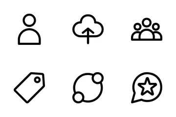 Mídia social Icon Pack