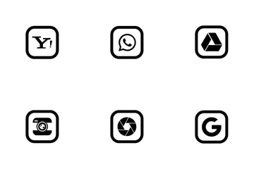 Mídia social Icon Pack