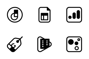 Mídia social Icon Pack