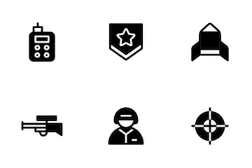 Militaire brisé Icon Pack