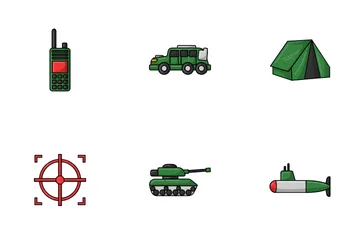 Militar Paquete de Iconos