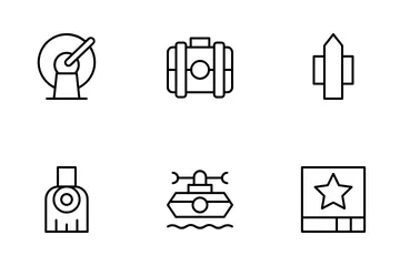 Militar Paquete de Iconos