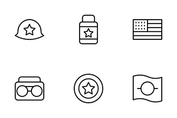 Militar Paquete de Iconos