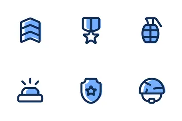 Militar Paquete de Iconos