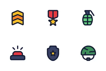 Militar Paquete de Iconos