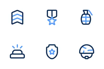 Militar Paquete de Iconos