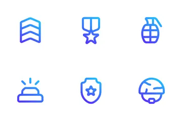 Militar Paquete de Iconos