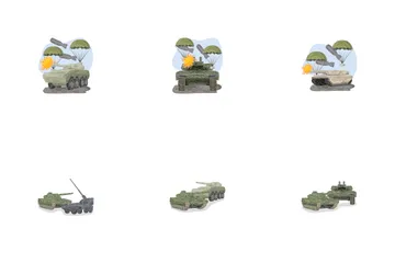 Militärpanzer Symbolpack