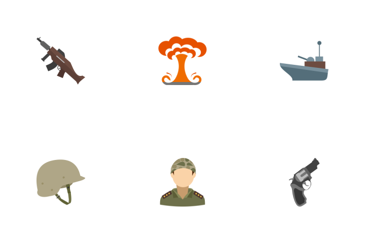 Download Military Icons Icon pack - Available in SVG, PNG, EPS, AI