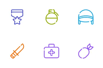 Military Broken Icon Pack