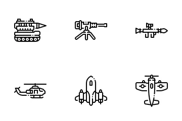 Military Weapon Icon Pack