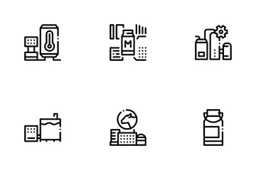 Milk Factory Product Icon Pack