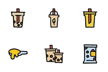 Milk Tea Icon Pack