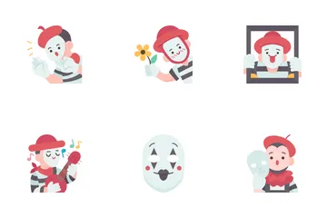 Mime Drame Pack d'Icônes