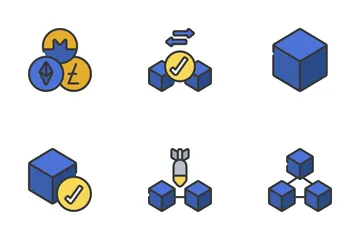 Mineração de criptomoeda Pacote de Ícones