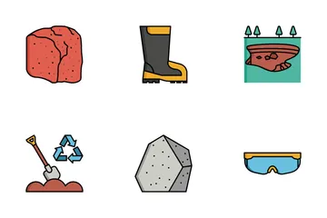 Minería Paquete de Iconos