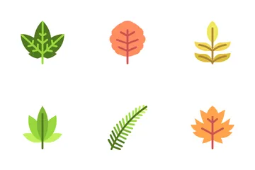 Minimale Blätter Symbolpack