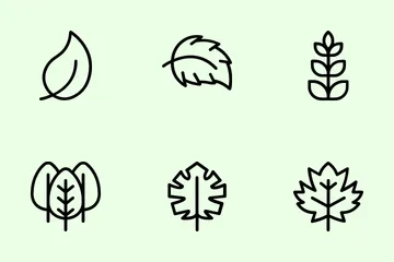 Minimal Leaves Icon Pack