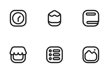 Minimal Monoline Icon Set - Basic UI Icon Pack