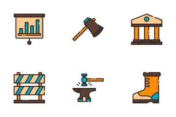 Mining, Business & Commerce Icon Pack