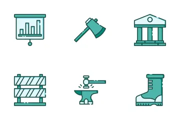 Mining, Business & Commerce Icon Pack
