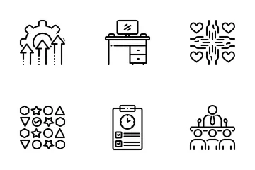 Miscellaneous 15 Line Icon Pack