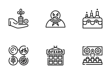 Miscellaneous 22 Line Icon Pack