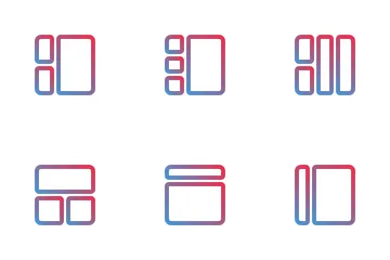 Mise en page et aperçu Icon Pack