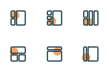 Mise en page et aperçu Icon Pack