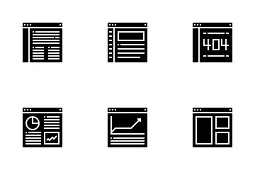 Mise en page Web Icon Pack