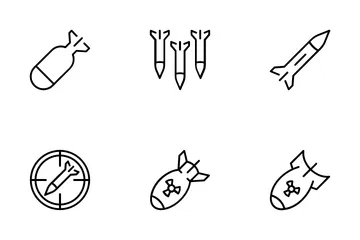 Missile And Air Bomb Icon Pack