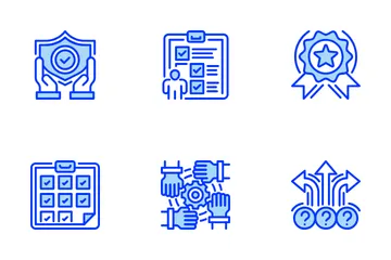 Mission Values Vision Icon Pack