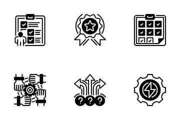 Mission Values Vision Icon Pack