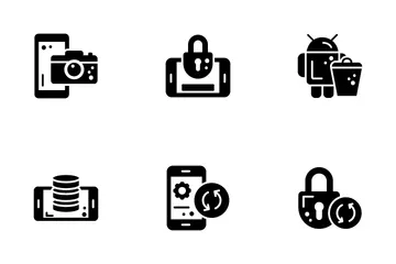 Mobile Apps And Social Media Icon Pack