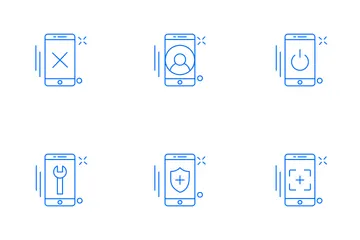 Mobile Apps Line Icon Pack