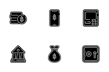 Mobile Banking Icon Pack