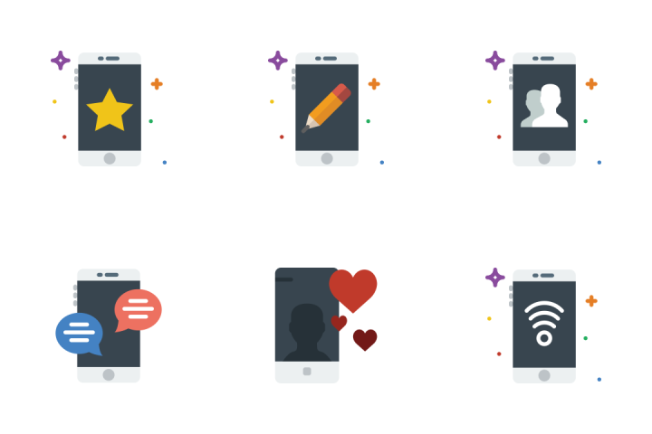 Mobile Function Icon Pack - Line Icons - Iconscout