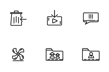 Mobile Media For User Interface Icon Pack
