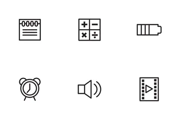 Mobile Schnittstelle Symbolpack